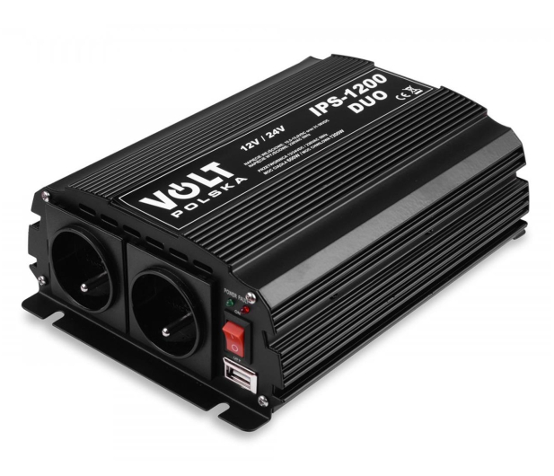 VOLT Przetwornica napięcia IPS 1200 DUO 12/24V/230V (600/1200W) - 1113292 - zdjęcie